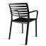 D2 Lama Krzesło z podłokietnikami 57x54 cm, czarne 23006 - zdjęcie 1