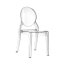 D2 Mia Krzesło 47x50 cm, przezroczyste 3251 - zdjęcie 1