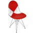 D2 Net double Krzesło inspirowane Wire Chair 50x52 cm, czerwone 5395 - zdjęcie 1