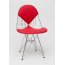 D2 Net double Krzesło inspirowane Wire Chair 50x52 cm, czerwone 5395 - zdjęcie 2