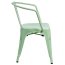 D2 Paris Arms Krzesło inspirowane Tolix 36x35 cm, zielone 41353 - zdjęcie 2