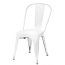 D2 Paris Krzesło inspirowane Tolix 36x35 cm, białe 41301 - zdjęcie 1