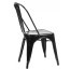 D2 Paris Krzesło inspirowane Tolix 36x35 cm, czarne 41305 - zdjęcie 2