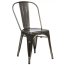 D2 Paris Krzesło inspirowane Tolix 36x35 cm, metaliczne 41329 - zdjęcie 1