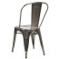D2 Paris Krzesło inspirowane Tolix 36x35 cm, metaliczne 41329 - zdjęcie 2