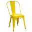 D2 Paris Krzesło inspirowane Tolix 36x35 cm, żółte 41321 - zdjęcie 1