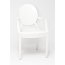 D2 Royal Krzesło inspirowane Louis Ghost 54x57 cm, białe 3343 - zdjęcie 1