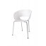 D2 Shell Krzesło 42x50 cm, białe 23588 - zdjęcie 1