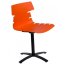 D2 Techno One Krzesło obrotowe 50x47,5 cm, pomarańczowe 63827 - zdjęcie 1