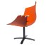 D2 Techno One Krzesło obrotowe 50x47,5 cm, pomarańczowe 63827 - zdjęcie 2
