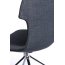 D2 Techno Roll Krzesło na kółkach tapicerowane 51,5x48 cm, grafitowe 63802 - zdjęcie 3