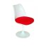 D2 Tul Krzesło inspirowane Tulip Chair 49x55 cm, czerwone/białe 3342 - zdjęcie 1