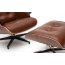 D2 Vip Fotel inspirowany Lounge Chair 87x85x80 cm, brązowy/walnut/standard base 13512 - zdjęcie 2