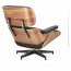D2 Vip Fotel inspirowany Lounge Chair 85x82x54 cm, czarny/walnut/standard base 25478 - zdjęcie 4