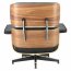D2 Vip Fotel inspirowany Lounge Chair 85x82x54 cm, czarny/walnut/standard base 25478 - zdjęcie 5