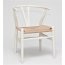D2 Wicker Krzesło inspirowane Wishbone 54x42 cm, białe 14255 - zdjęcie 1