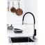 Damixa Slate Pro Bateria kuchenna z wyciąganą wylewką chrom/czarny 6512974 - zdjęcie 2