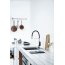 Damixa Slate Pro Bateria kuchenna z wyciąganą wylewką chrom/czarny 6512974 - zdjęcie 4