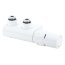 Danfoss VHX-DUO Zestaw kątowy do grzejników dekoracyjnych łazienkowych biały 013G4381 - zdjęcie 3
