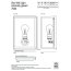Davey Lighting Box Light Small Kinkiet 29,5x20 cm IP44 Standard E27 GLS, mosiężny DP7644/BR/WE/FR - zdjęcie 2