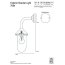 Davey Lighting Bracket Light Kinkiet zewnętrzny 36,5x23 cm IP54 Standard E27 GLS miedziany DP7684/GM/060F/A - zdjęcie 2