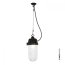 Davey Lighting Dockside Light Lampa wisząca 28x13 cm IP44 Standard E27 GLS szkło przezroczyste, czarna DP7674/PE/BL/CL - zdjęcie 1