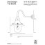 Davey Lighting Ship's Decklight Small Kinkiet 44x45 cm IP20 Standard E27 GLS mosiężny polerowany DP7125/BR/CL/SN - zdjęcie 2