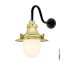 Davey Lighting Ship's Decklight Small Kinkiet 44x45 cm IP20 Standard E27 GLS mosiężny polerowany DP7125/BR/OP/SN - zdjęcie 1