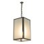 Davey Lighting Square Lampa wisząca 45x25,5 cm IP20 Standard E27 GLS szkło matowe, mosiężna DP7639/BR/WE/FR - zdjęcie 1