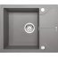 Deante Andante Zlewozmywak granitowy jednokomorowy 59x49 cm szary metalik ZQNS11A - zdjęcie 1