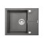 Deante Andante Zlewozmywak granitowy jednokomorowy 59x49 cm antracyt ZQNT11A - zdjęcie 1