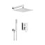 Deante Anemon Zestaw prysznicowy podtynkowy z deszczownicą chrom BXYZ0BZM - zdjęcie 1