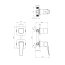 Deante Blur Bateria prysznicowa podtynkowa chrom BQL_044P - zdjęcie 2
