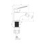 Deante Boro Bateria bidetowa chrom BMO_030M - zdjęcie 3