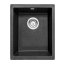 Deante Corda Zlewozmywak granitowy jednokomorowy 46x38 cm grafitowy metalik ZQAG10B - zdjęcie 1