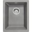 Deante Corda Zlewozmywak granitowy jednokomorowy 46x38 cm szary metalik ZQAS10B - zdjęcie 1
