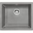 Deante Corda Zlewozmywak granitowy jednokomorowy 55x46 cm szary metalik ZQAS10C - zdjęcie 1