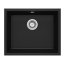 Deante Corda Zlewozmywak granitowy jednokomorowy 55x46 cm czarny mat ZQAN10C - zdjęcie 1