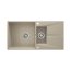 Deante Corio Zlewozmywak granitowy półtorakomorowy 97x50 cm piasek ZRC_7513 - zdjęcie 1