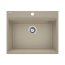 Deante Corio Zlewozmywak granitowy jednokomorowy 60x50 cm piasek ZRC_710A - zdjęcie 1