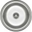 Deante Cornetto Zlewozmywak stalowy 1-komorowy okrągły 43,5 cm bez ociekacza, satyna ZHC0803 - zdjęcie 1