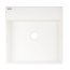 Deante Correo Umywalka nablatowa 40x40 cm alabaster CQR_AU4S - zdjęcie 2
