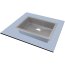 Deante Correo Umywalka podblatowa lub wpuszczana 50x35 cm szary metalik CQR_SU5U - zdjęcie 4