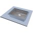 Deante Correo Umywalka podblatowa lub wpuszczana 50x35 cm szary metalik CQR_SU5U - zdjęcie 5