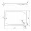 Deante Cubic Brodzik prostokątny 80x120 cm, biały KTK044B - zdjęcie 2