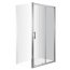 Deante Cynia Drzwi prysznicowe wnękowe przesuwne 100x200 cm, profile chrom, szkło transparentne KTC010P - zdjęcie 1