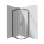 Deante Funkia Evo Kabina prostokątna 80x90x195 cm drzwi przesuwne profile titanium/szkło transparentne KYC_D089P - zdjęcie 1