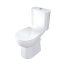 Deante Funkia Evo Zestaw Toaleta WC kompakt bez kołnierza + spłuczka + deska wolnoopadająca biały CDFD6RPS - zdjęcie 1