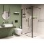 Deante Hiacynt New Zestaw Stelaż podtynkowy + toaleta WC bez kołnierza + deska wolnoopadająca + przycisk WC biały/nero CDYN6ZPW - zdjęcie 2