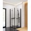 Deante Kerria Plus Drzwi prysznicowe składane 100x200 cm czarny KTSXN43P - zdjęcie 2